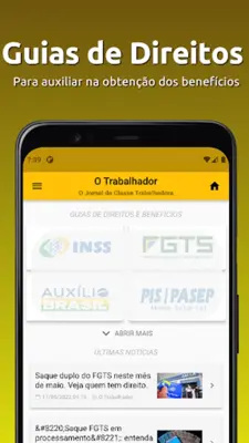 O Trabalhador android App screenshot 0