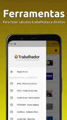 O Trabalhador android App screenshot 1