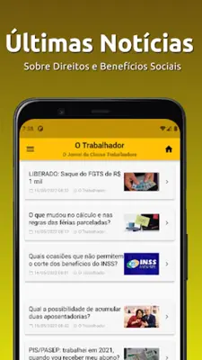 O Trabalhador android App screenshot 3